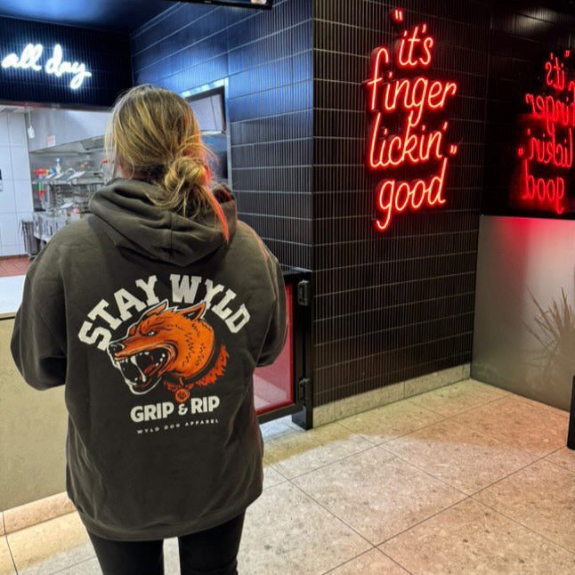 Relax Faded Original Hood Colour Logo